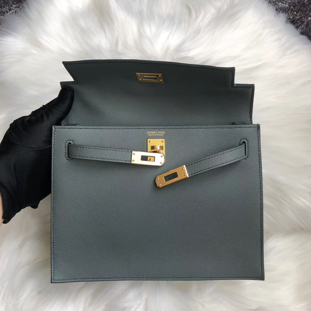 新北市石碇區 Taiwan Hermes Kelly Danse Evercolor 63 杏綠色 Vert amade