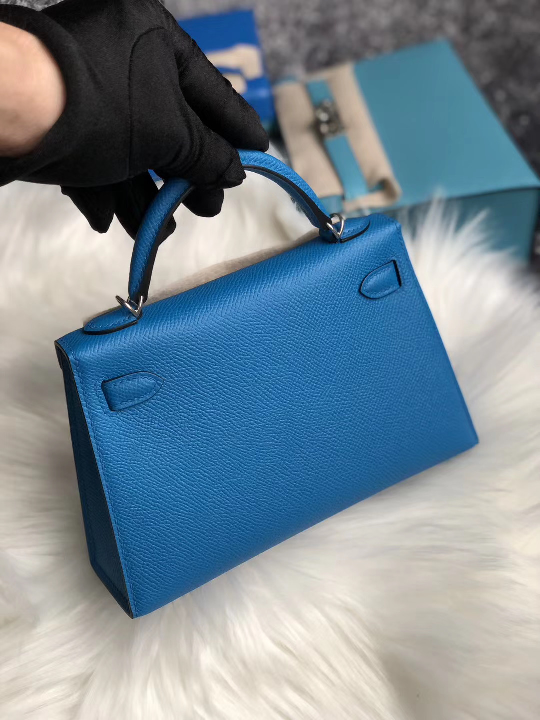 臺北市中山區 愛馬仕凱莉迷妳二代價格 Taiwan Hermes Kelly Mini II 2代 藍色系列