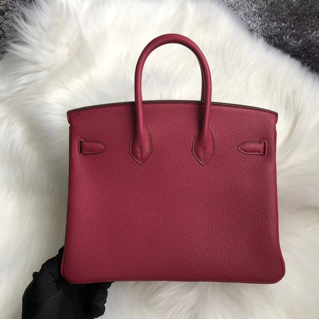 臺灣臺北市大同區愛馬仕鉑金 Hermes Birkin 25cm Togo K1 Rouge Grenat 石榴紅