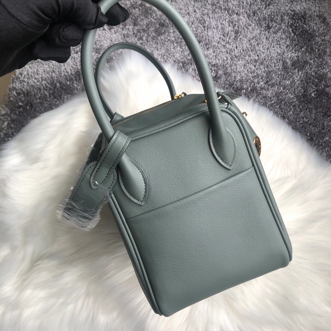 臺灣臺北市北投區 愛馬仕 Hermes Lindy 26cm Evercolor CC63 Vert Amande