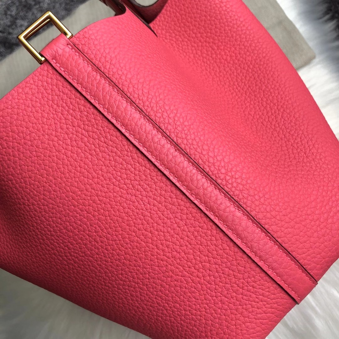 臺北市中正區 Hermes Picotin Lock 18cm Touch 8W Rose Azalee A5 Bouganinviller