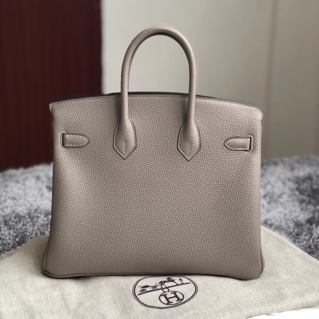 臺北市中山區 信義區 Hermes Birkin 25cm Togo M8 Griss Asphalte 瀝青灰