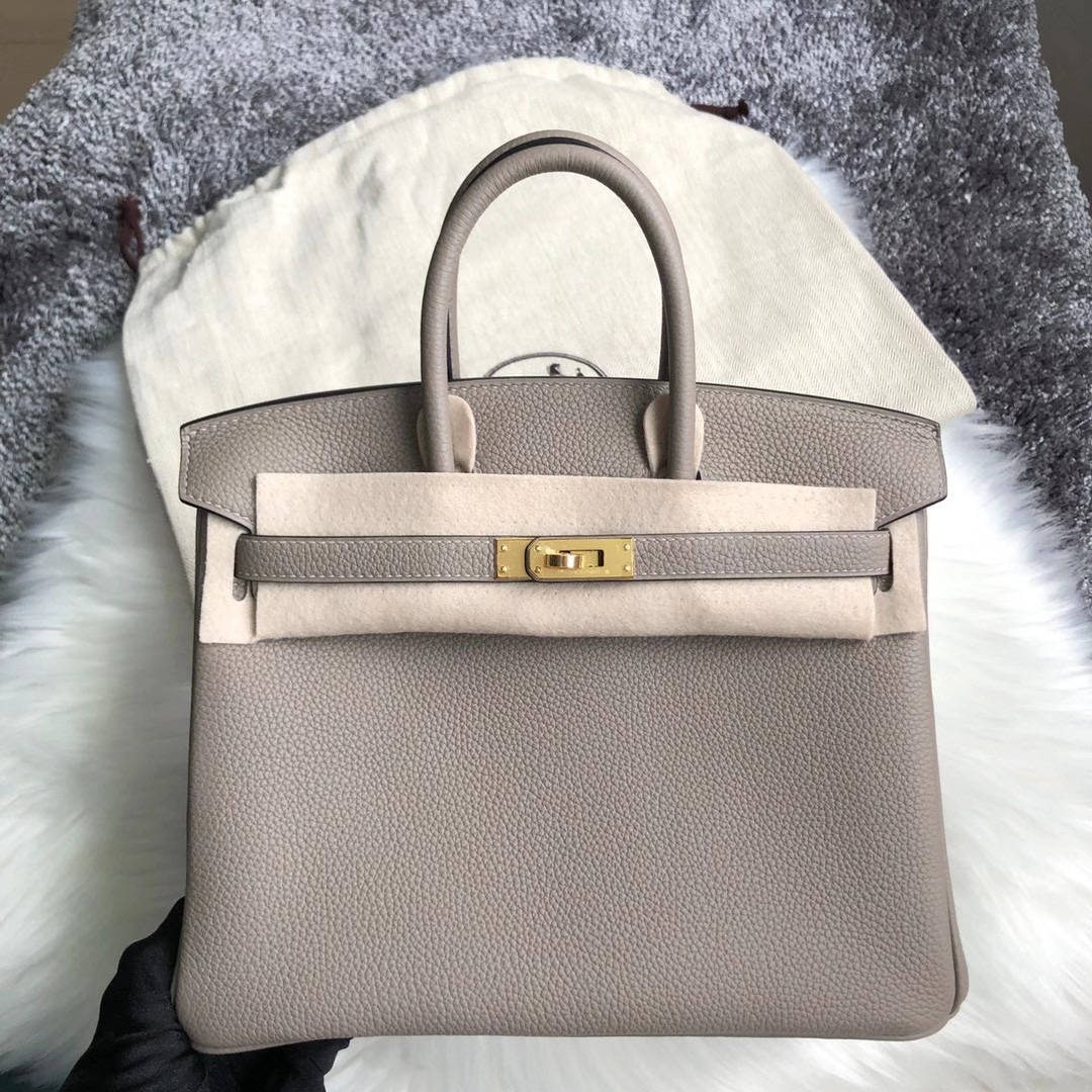 臺北市中山區 信義區 Hermes Birkin 25cm Togo M8 Griss Asphalte 瀝青灰