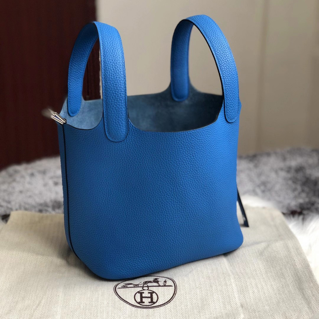 愛馬仕菜籃子香港價格多少錢 Hermes Picotin Lock 18cm B3 坦桑尼亞藍 Blue Zanzibar