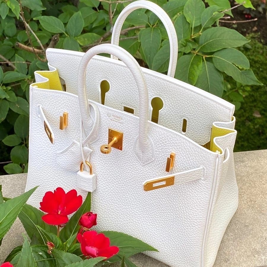 九龍城區 九龍城鉑金包多少壹個 Hermes Birkin25cm 01 Blanc 9R Lime 檸檬黃