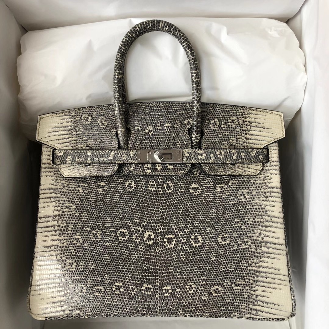 臺中市外埔區 西屯區 爱马仕包包 Hermes Birkin 25cm Lizard 01自然色雪花色蜥蜴