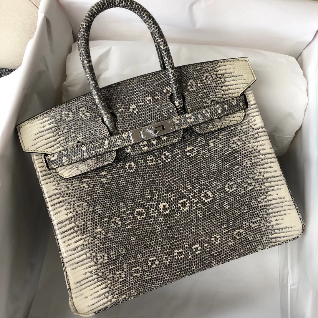 臺中市外埔區 西屯區 爱马仕包包 Hermes Birkin 25cm Lizard 01自然色雪花色蜥蜴