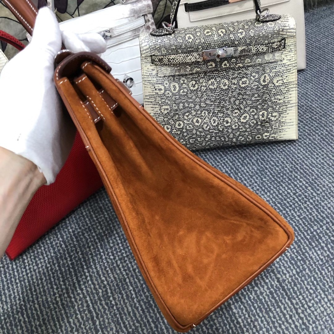 西貢區 調景嶺 清水灣 Hermes Kelly 28cm 麂皮絨拼馬鞍皮 37 Gold 金棕色