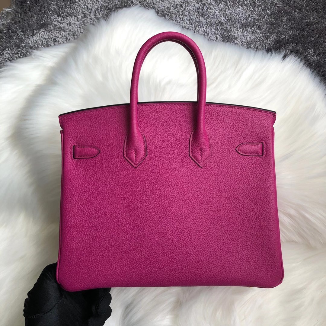 臺灣臺中市東區愛馬仕鉑金包價格 Hermes Birkin 25cm Togo L3 Rose Poupre 玫瑰紫