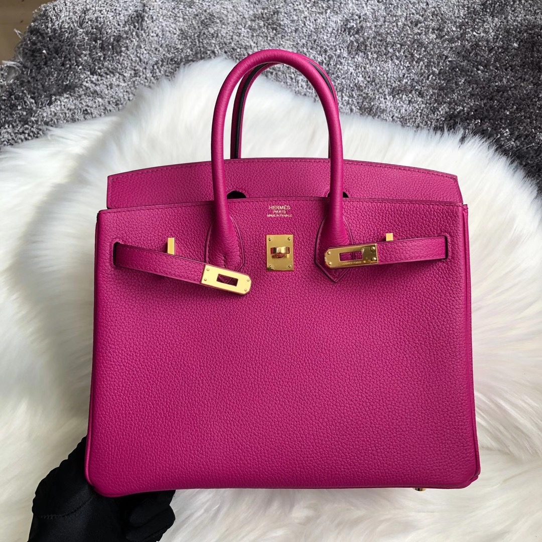 臺灣臺中市東區愛馬仕鉑金包價格 Hermes Birkin 25cm Togo L3 Rose Poupre 玫瑰紫