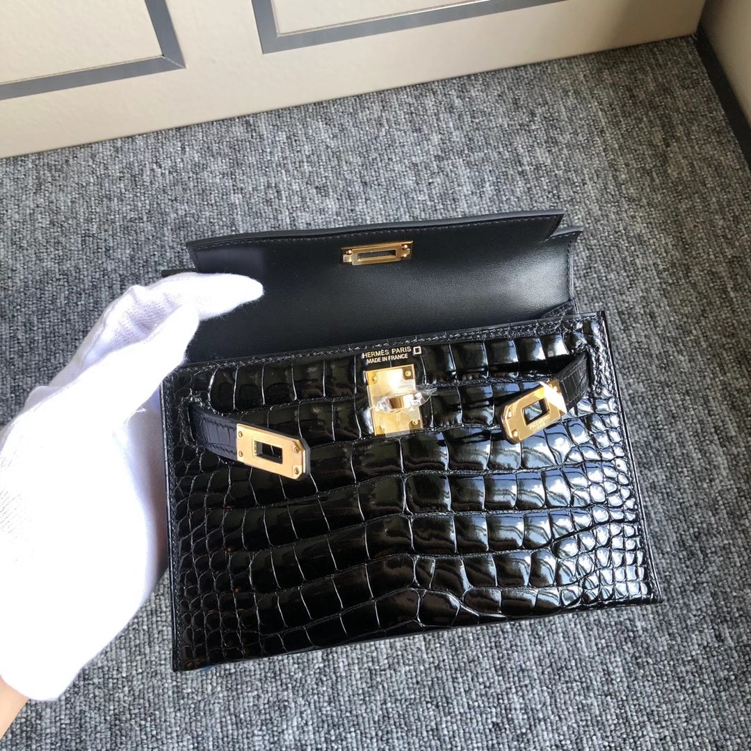 愛馬仕2020年新刻印 Y刻 臺中市大雅區 Hermes Kelly Mini II MINI  供珠美洲鱷