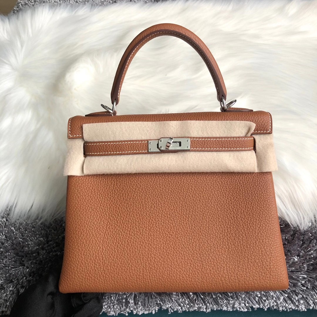 臺灣新北市三重區愛馬仕凱莉包 Hermes Kelly 25cm togo CK37 Gold 金棕色