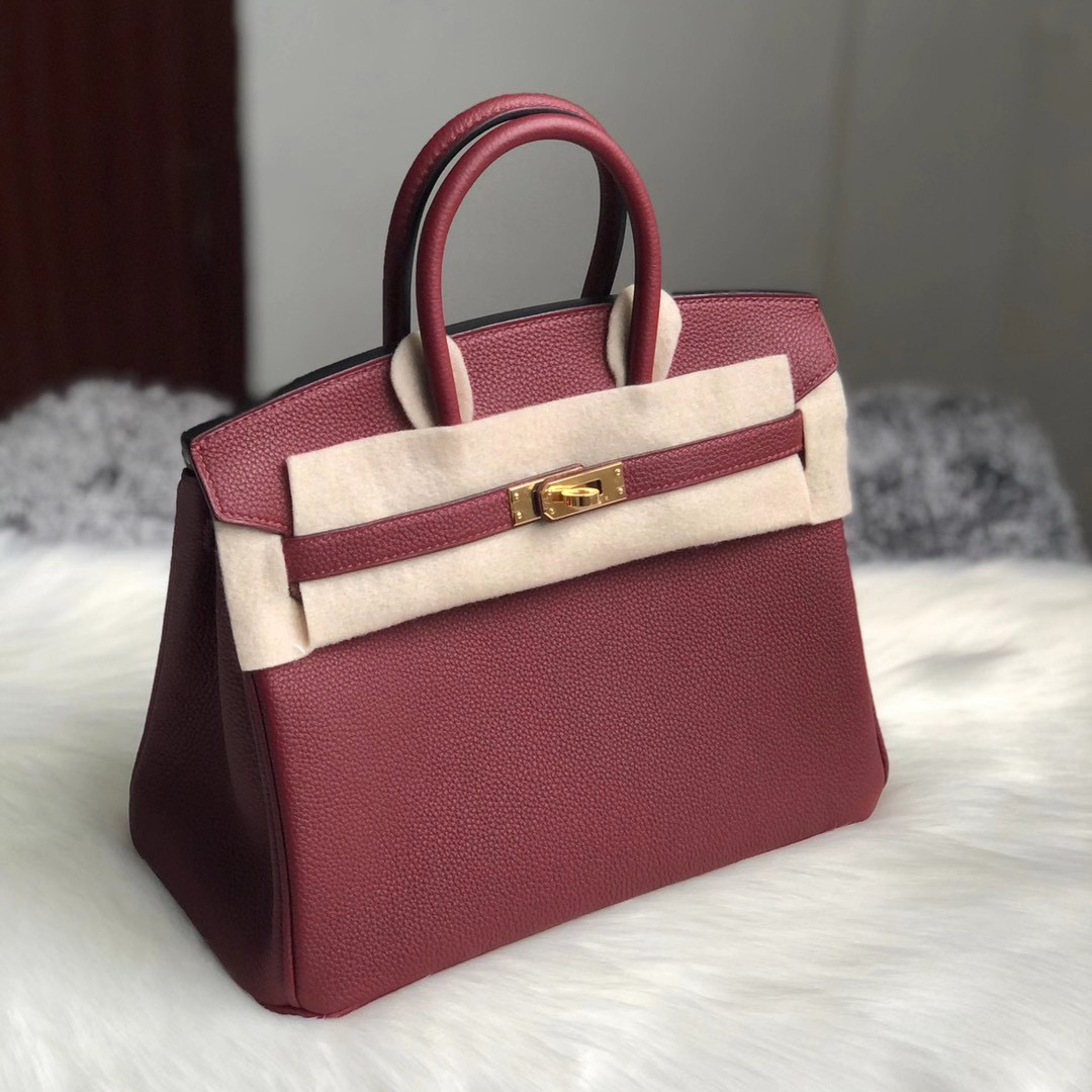 愛馬仕2020 Y刻 臺北市南港區 Hermes Birkin 25cm Togo 55 Rouge H 愛馬仕紅