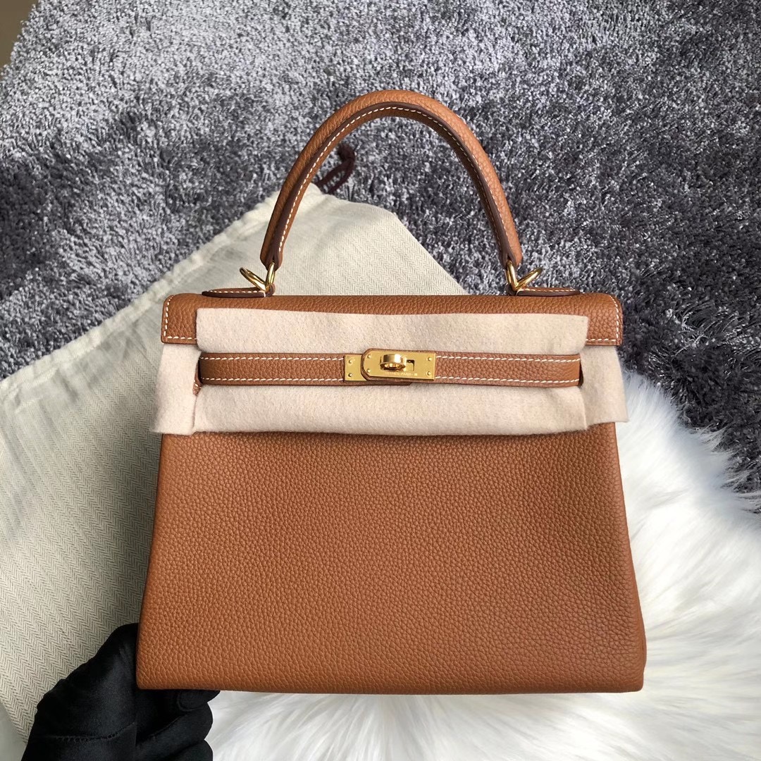 臺灣臺北市文山區 信義區 凱莉包25專櫃多少錢 Hermes Kelly 25cm togo CC37 Glod