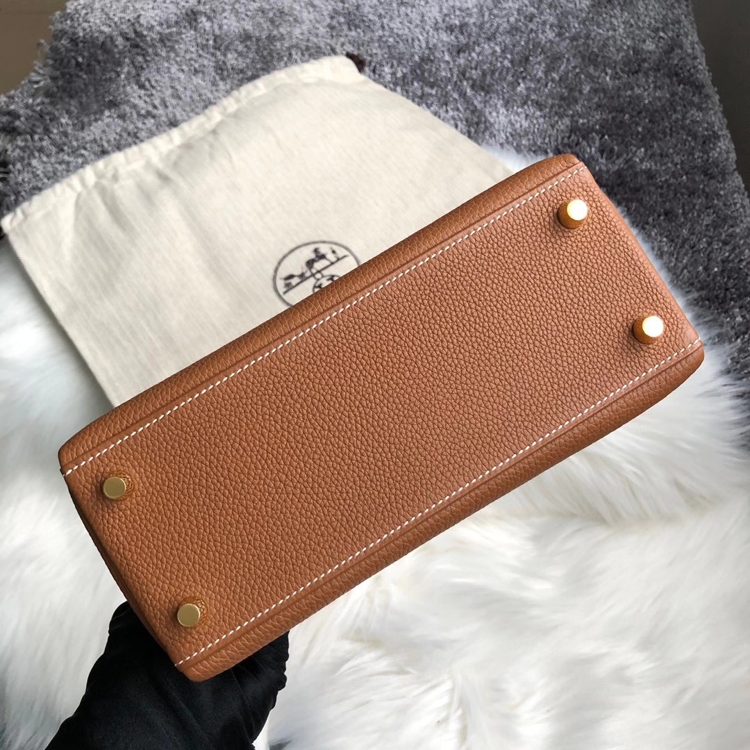 臺灣新北市五股區 愛馬仕凱莉包 Hermes Kelly 25cm togo CC37 Gold 金棕色