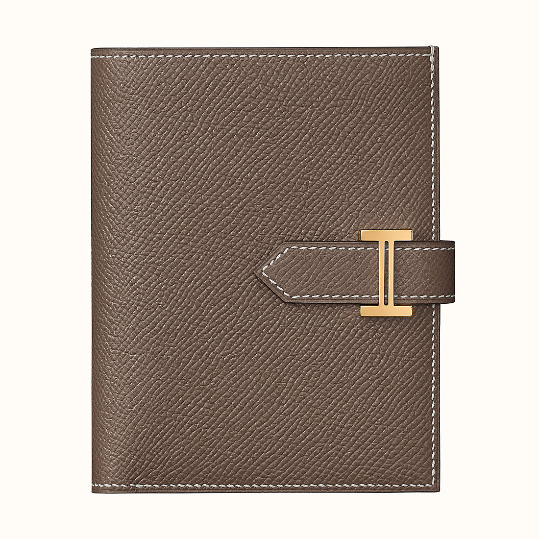 Hermes Bearn compact wallet Epsom CC18 Étoupe 大象灰 短錢包