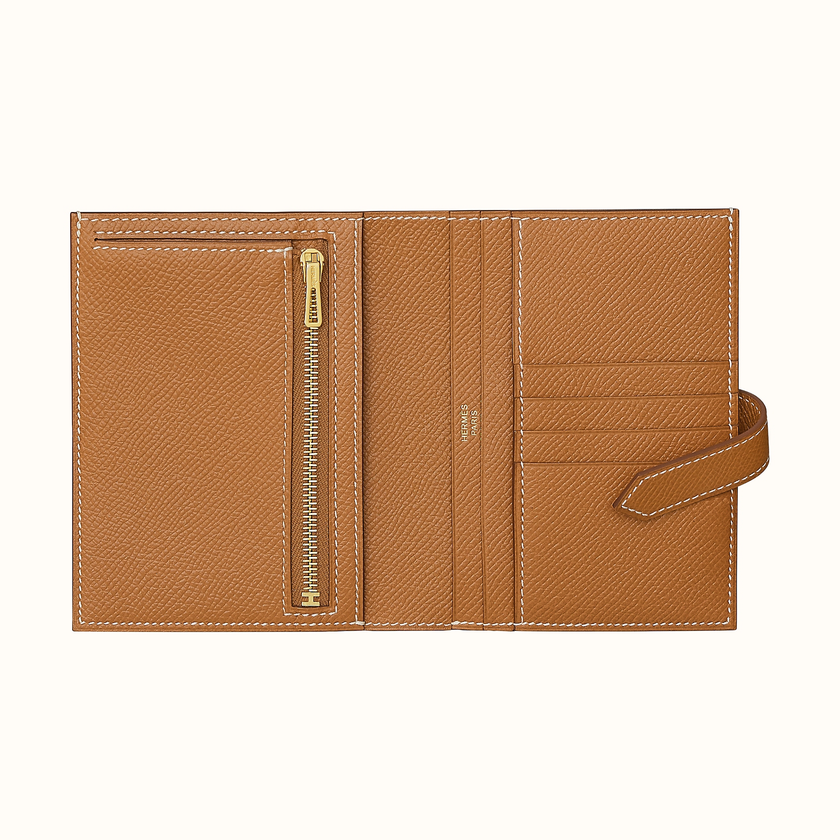 Hermes Bearn compact wallet Epsom CC37 Gold 金棕色 短錢包
