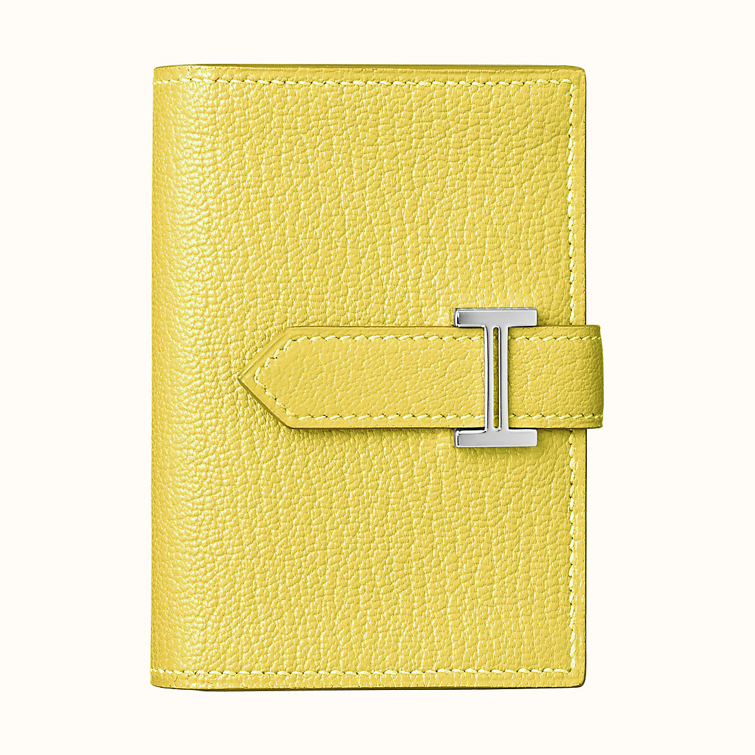 Hermes Bearn Mini Wallet Chevre Mysore 9R Lime 檸檬黃 山羊皮迷你錢包