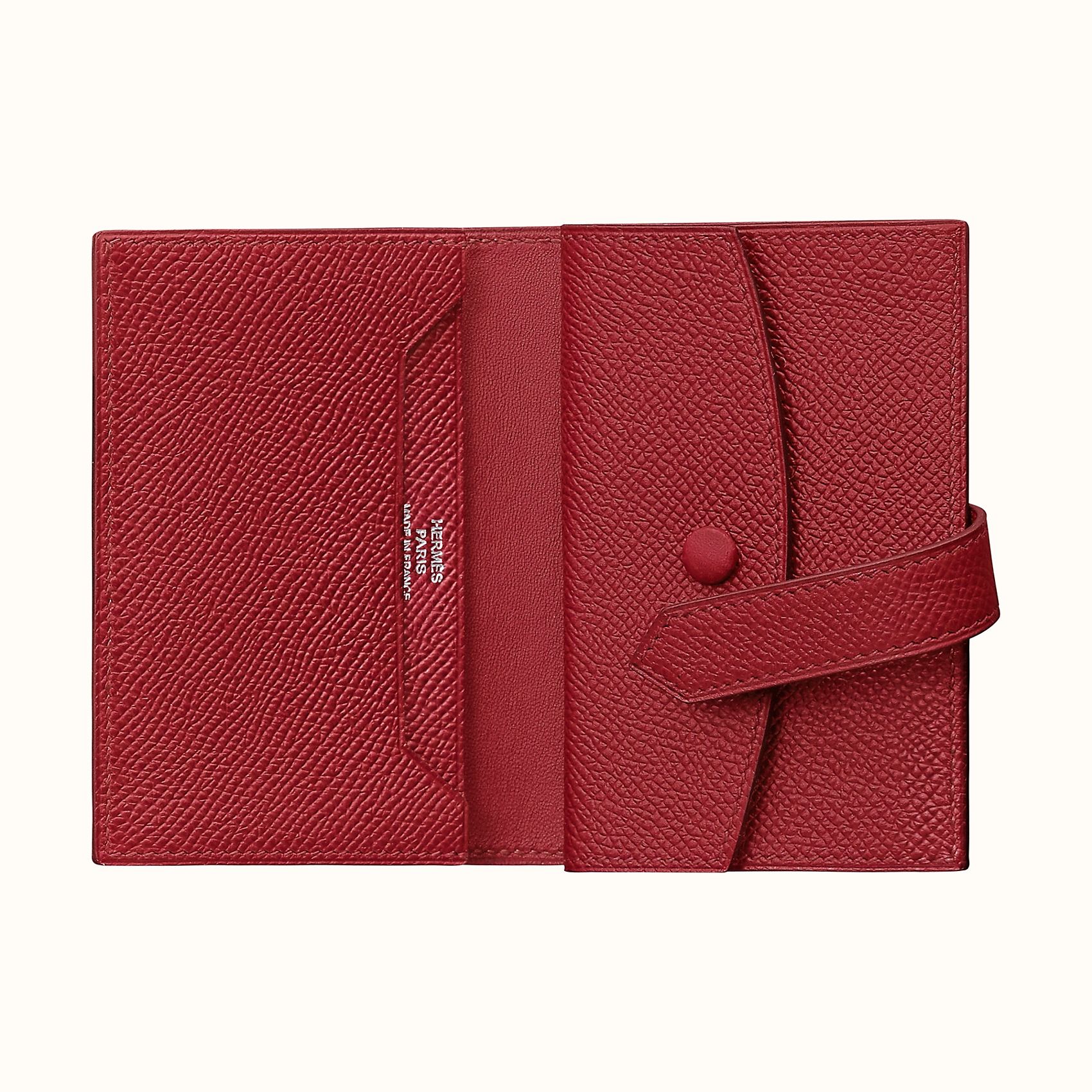 Hermes Bearn Mini Wallet Epsom Q5 Rose casaque 國旗紅 卡薩克紅 迷你錢包