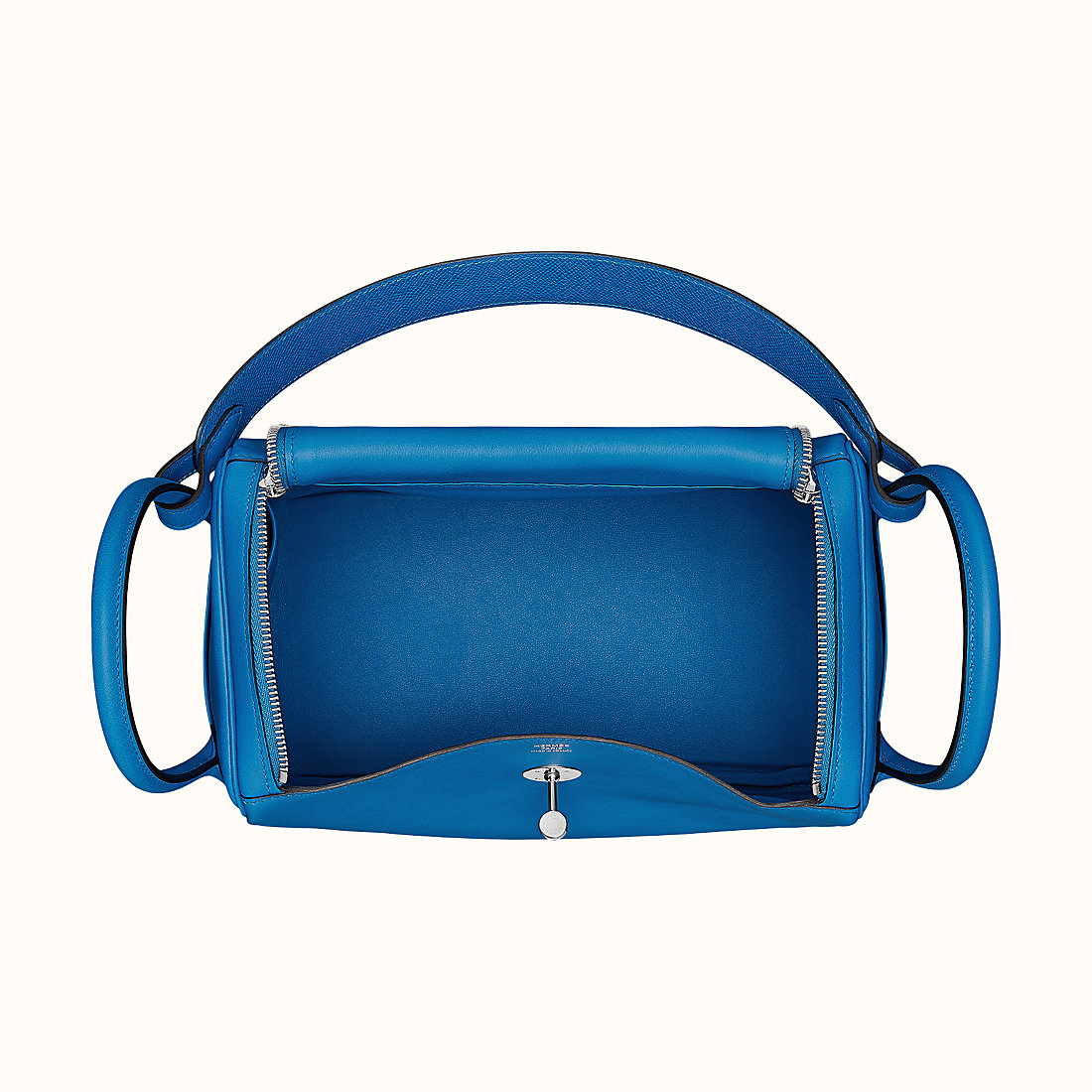 Hong Kong Hermes Lindy 30 Bleu Zellige/Bleu Encre/Rouge Swift Epsom