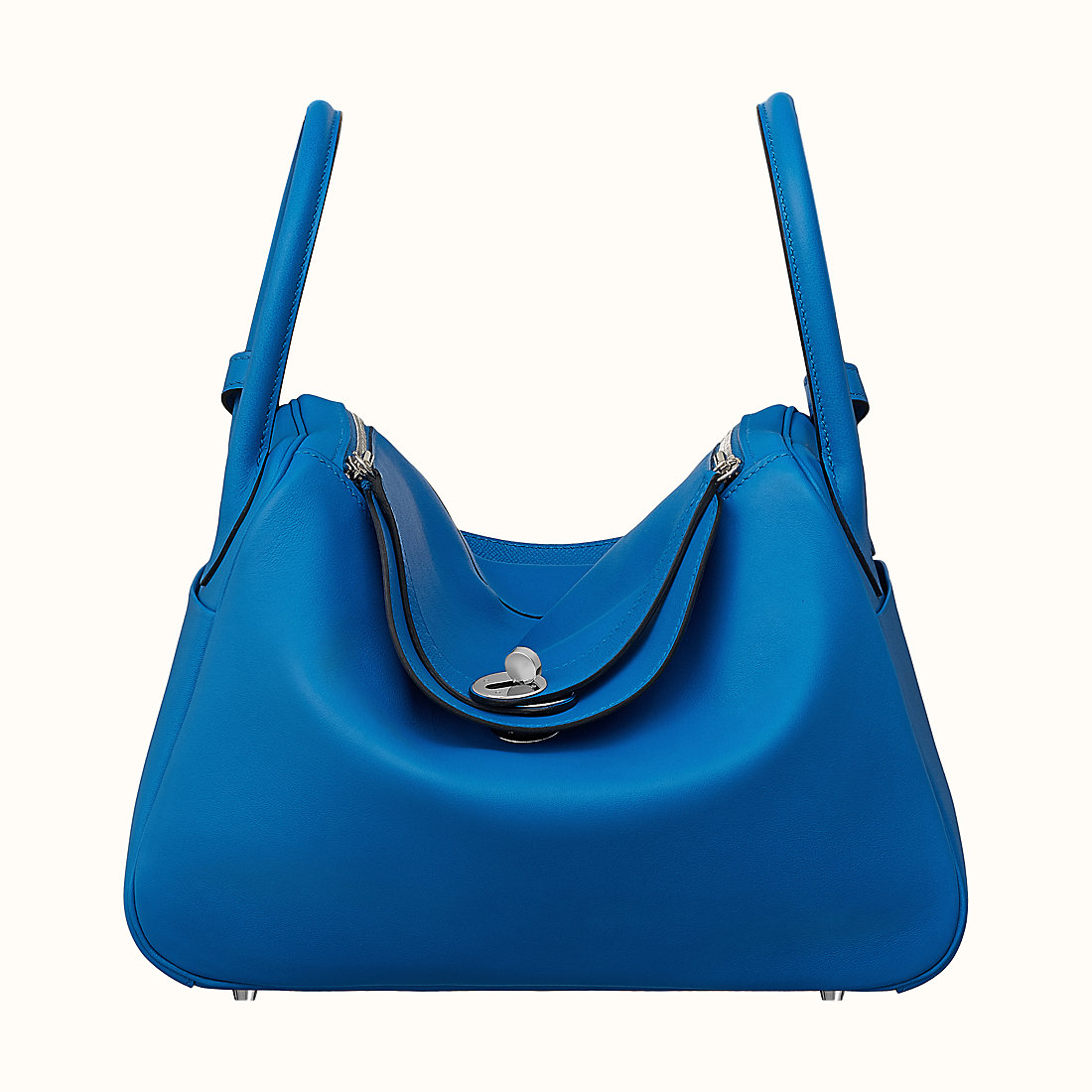 Hong Kong Hermes Lindy 30 Bleu Zellige/Bleu Encre/Rouge Swift Epsom