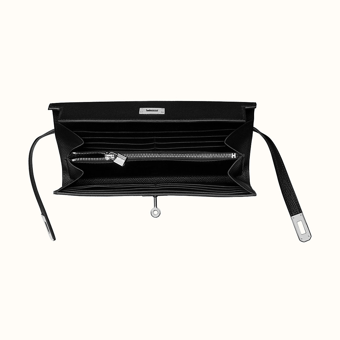 香港西貢區清水湾 Hermes Kelly classic wallet CK89 Noir 黑色 Epsom