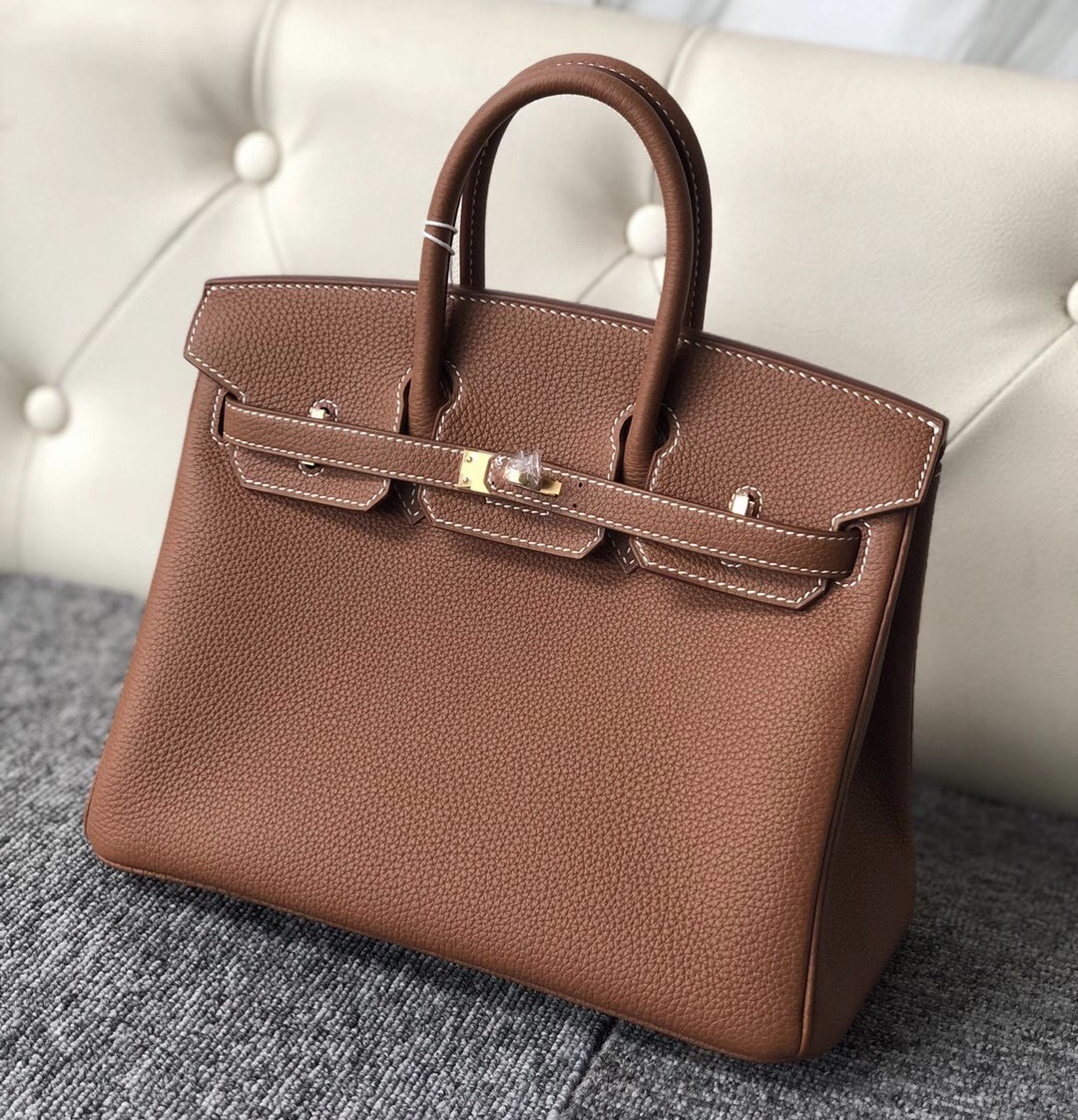 香港東區筲箕灣 鲗魚湧 Hermes Handbag Birkin 25cm Togo CC37 gold 金棕色