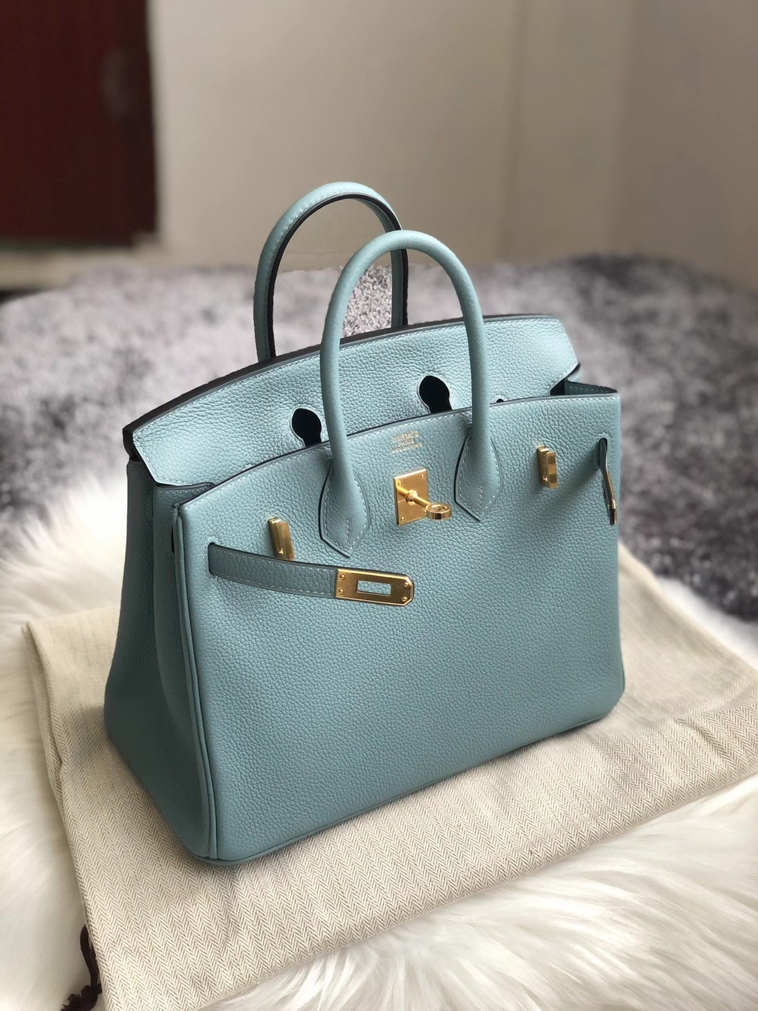 Sai Kung District, Hong Kong Hermes Birkin 25cm Togo 7G Ciel 天青色