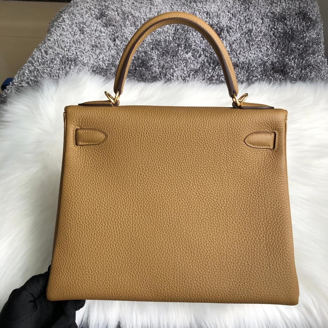 愛馬仕2020最新顏色 U8青銅色 Hermes Kelly 28cm Togo U8 Bronze 金銅色