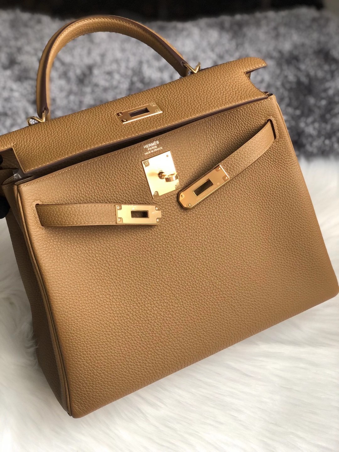 愛馬仕2020最新顏色 U8青銅色 Hermes Kelly 28cm Togo U8 Bronze 金銅色