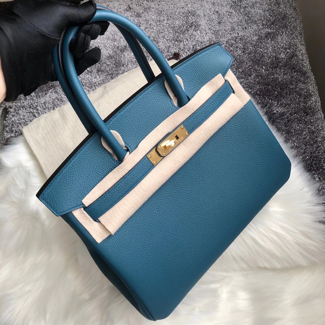 臺灣高雄市阿蓮區 愛馬仕鉑金包 Hermes Birkin 25cm togo 7C Blue Cobalt 珊瑚藍