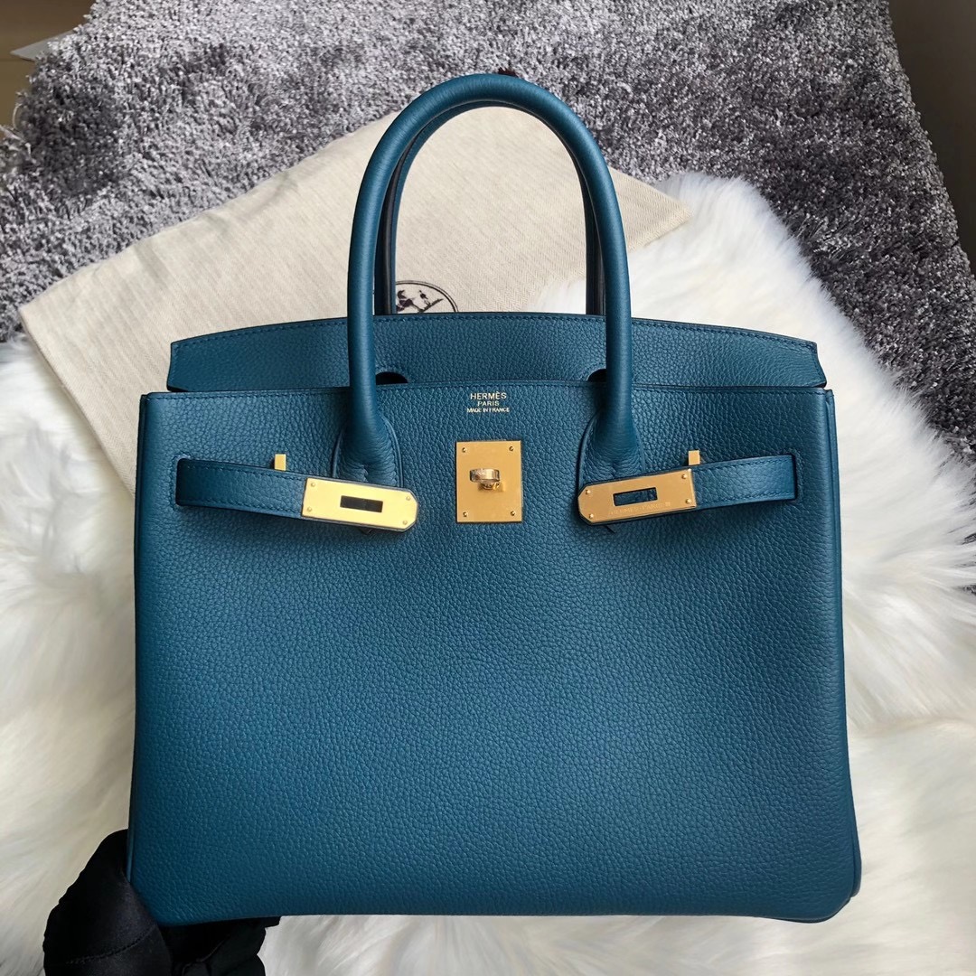 臺灣高雄市阿蓮區 愛馬仕鉑金包 Hermes Birkin 25cm togo 7C Blue Cobalt 珊瑚藍