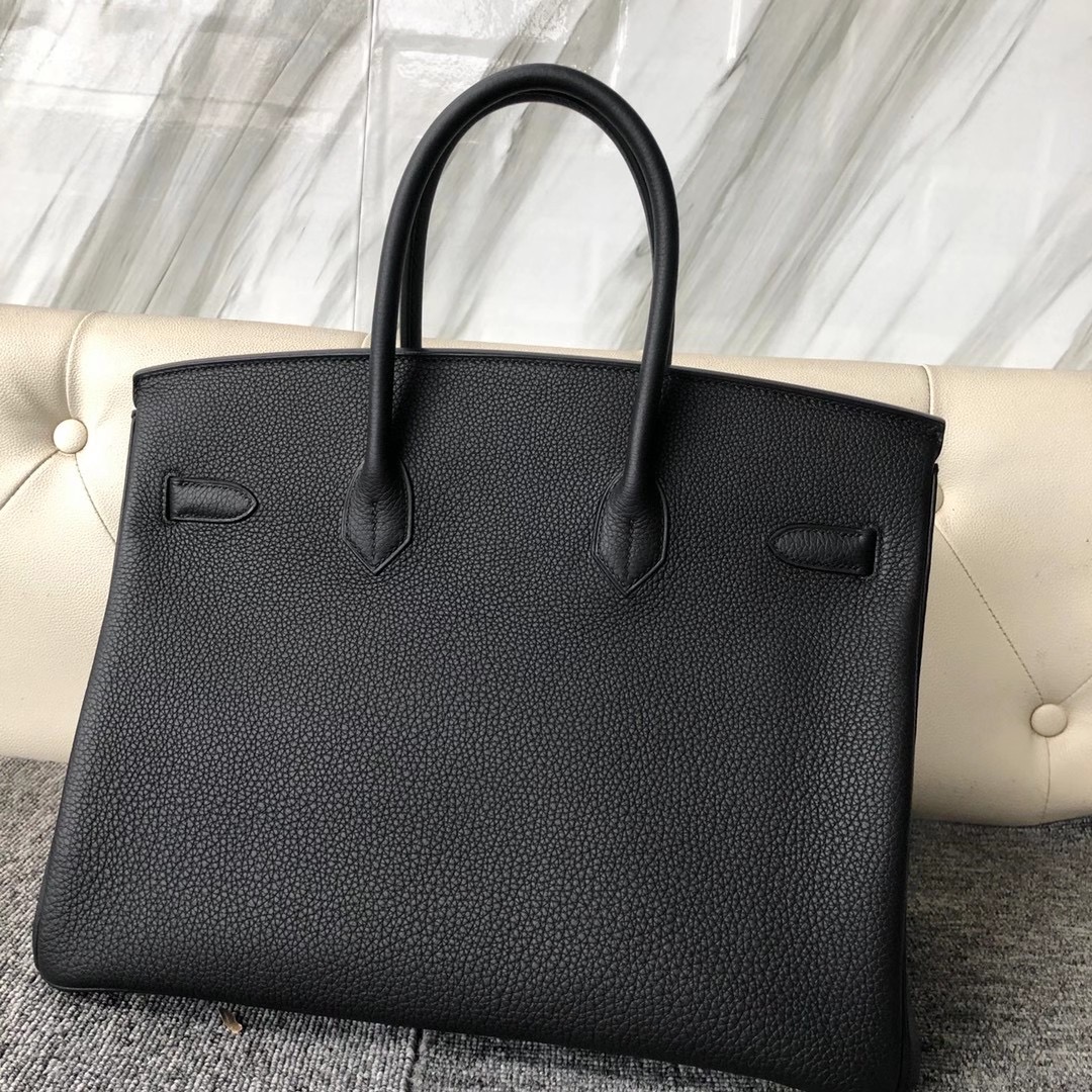 臺灣桃園市大溪區 愛馬仕包包多少錢 Hermes Birkin 35cm CC89 Noir togo leather