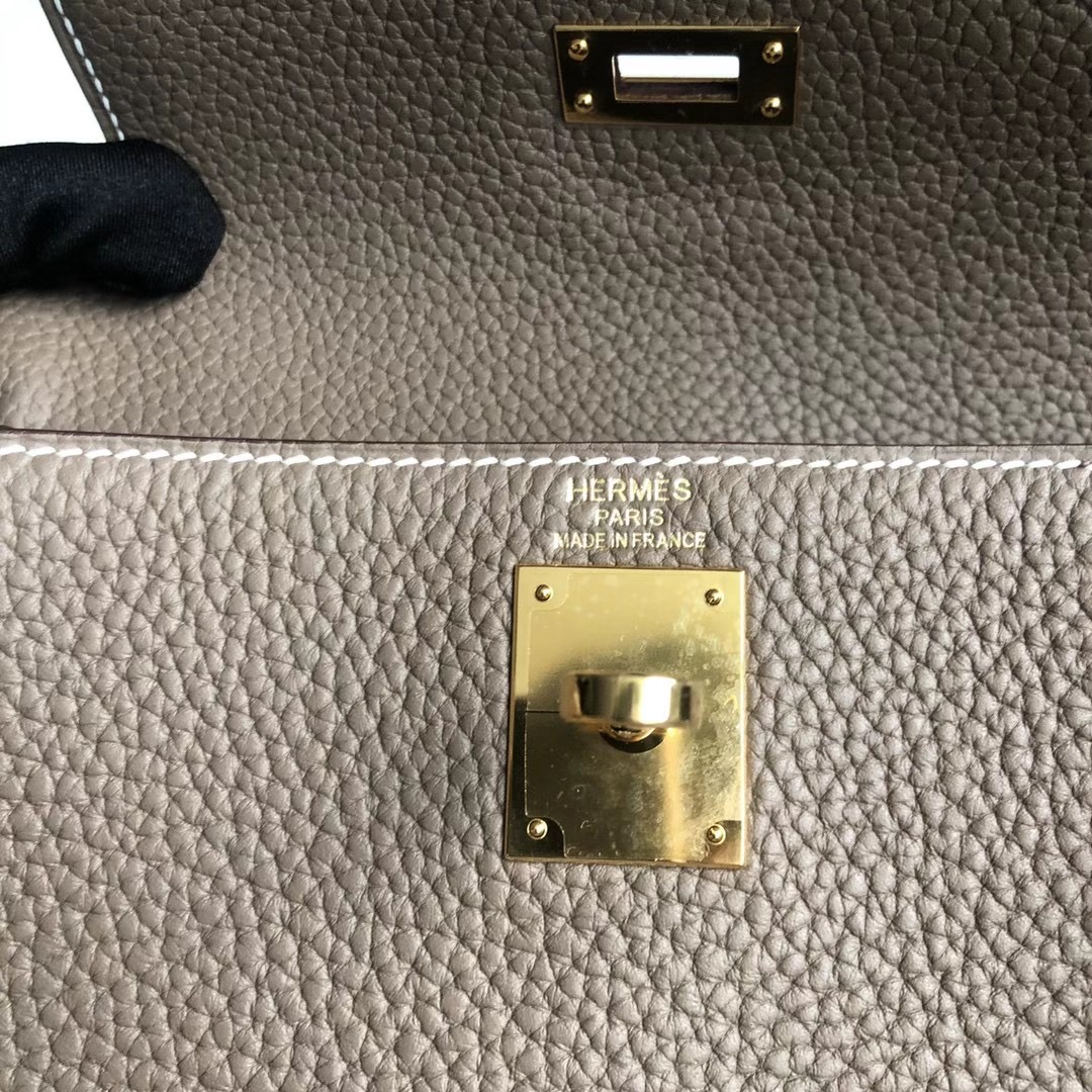 新北市汐止區愛馬仕小書包 Hermes Kelly Ado Backpack 18 Etoupe 大象灰