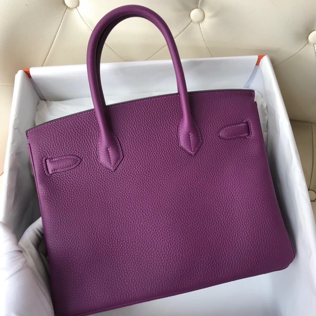 愛馬仕鉑金包臺灣價格多少錢 Taiwan Hermes Birkin 30cm Togo P9 Anemone 海葵紫