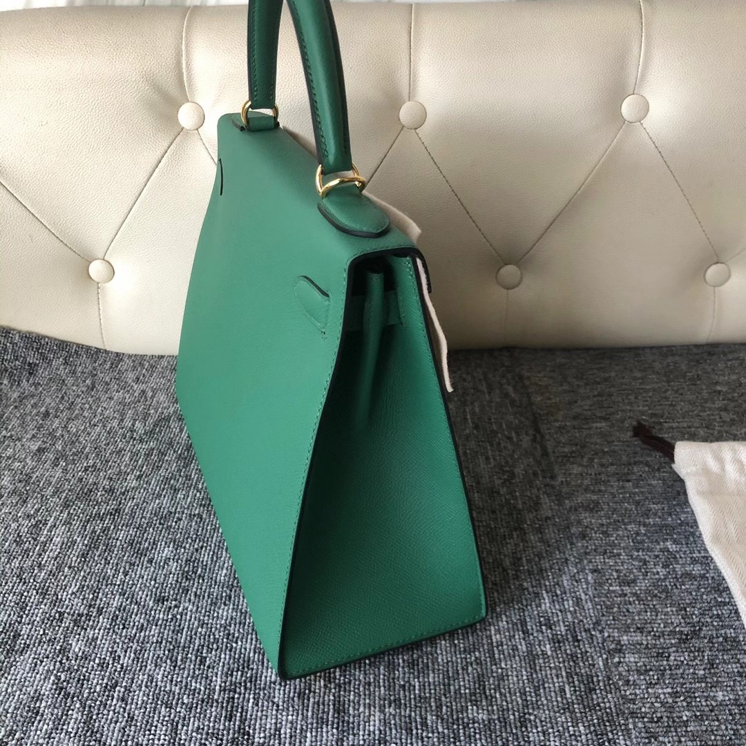 臺灣臺北市信義區 愛馬仕凱莉包28專櫃多少錢 Hermes Kelly 28cm Epsom U4 Vert Verigo