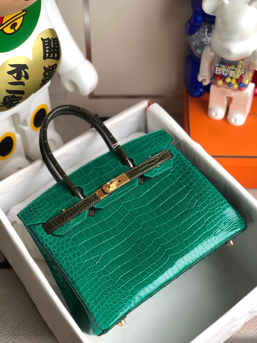 Hermes HSS Birkin 30cm 6Q Very emeraude 翡翠綠 6H Olive green 橄欖綠澳洲灣鱷