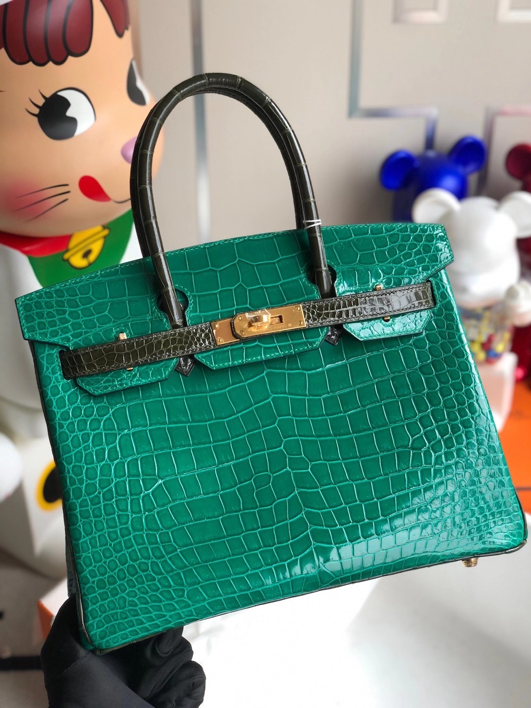 Hermes HSS Birkin 30cm 6Q Very emeraude 翡翠綠 6H Olive green 橄欖綠澳洲灣鱷