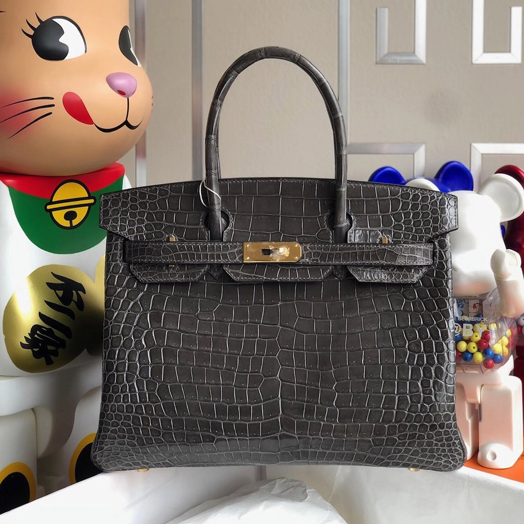 香港西貢區將軍澳 Hong Kong Hermes Birkin 30cm 88 Graphite 石墨灰 亮面澳洲灣鱷