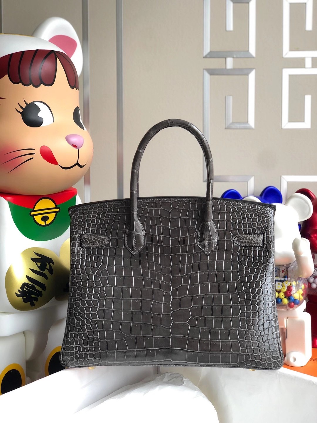 香港西貢區將軍澳 Hong Kong Hermes Birkin 30cm 88 Graphite 石墨灰 亮面澳洲灣鱷