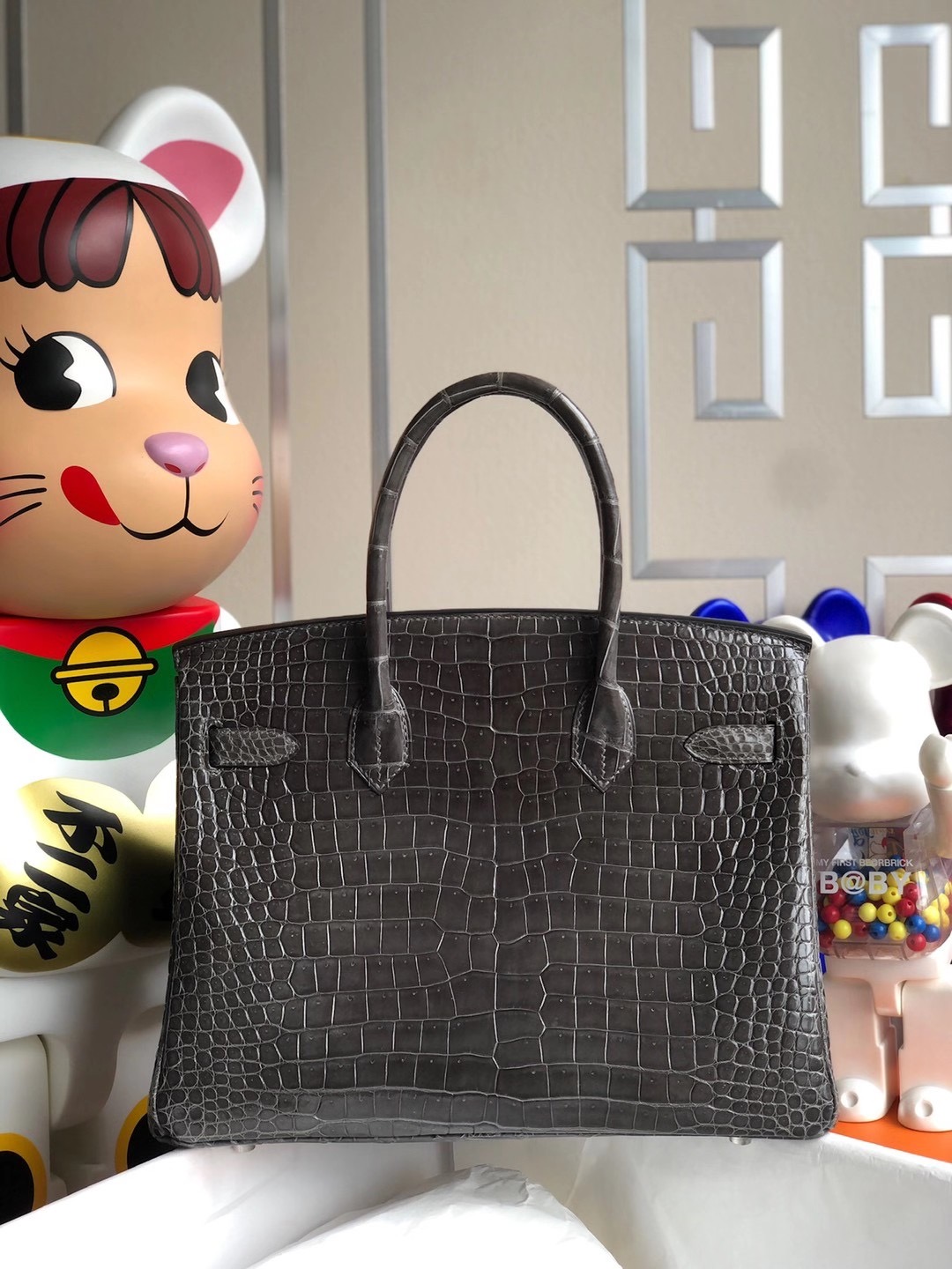 香港西貢區將軍澳 Hong Kong Hermes Birkin 30cm 88 Graphite 石墨灰 亮面澳洲灣鱷