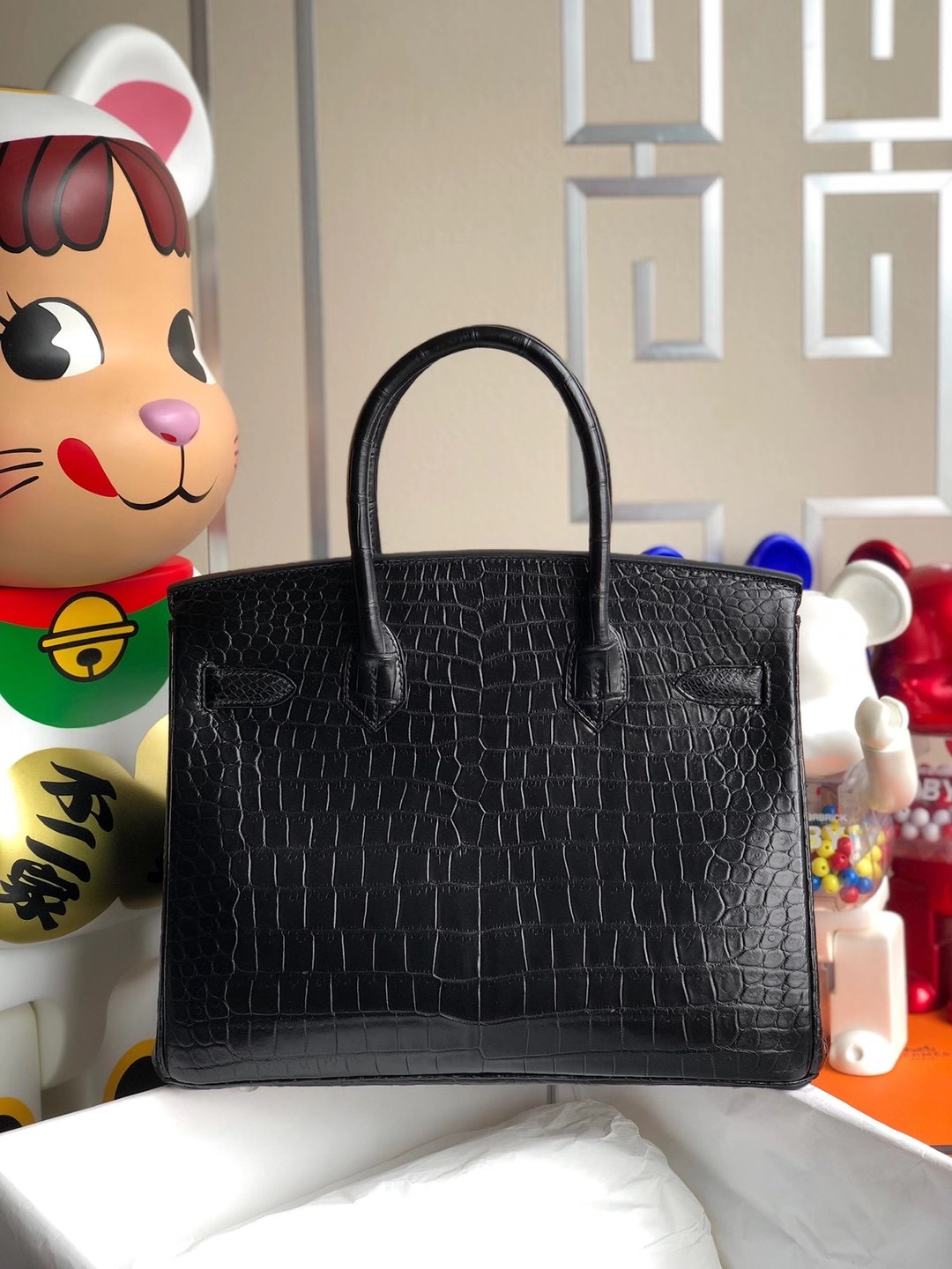 香港北區粉嶺 Hong Kong North Hermes Birkin 30cm 89 Noir 黑色霧面澳洲灣鱷