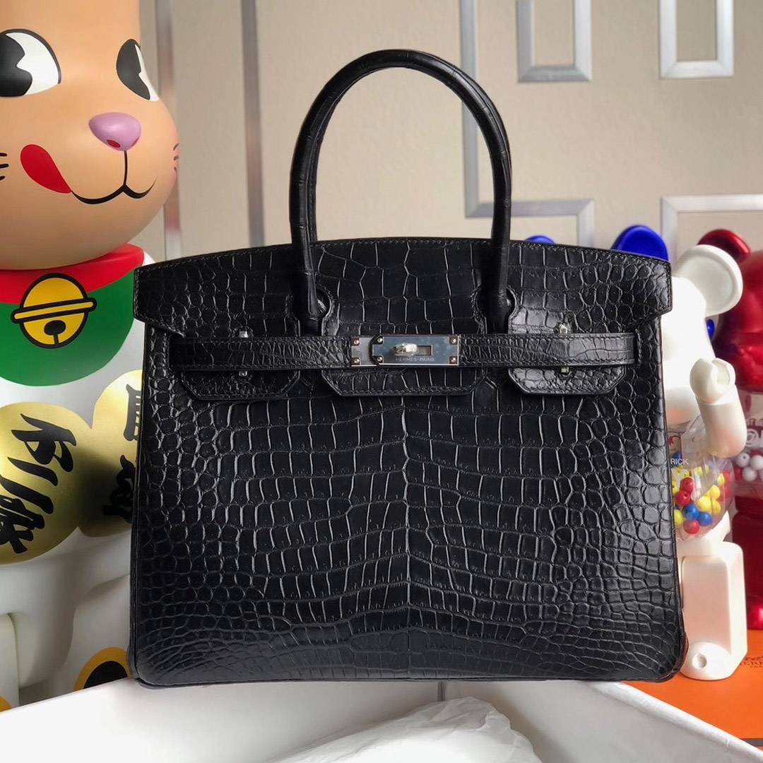 香港北區粉嶺 Hong Kong North Hermes Birkin 30cm 89 Noir 黑色霧面澳洲灣鱷