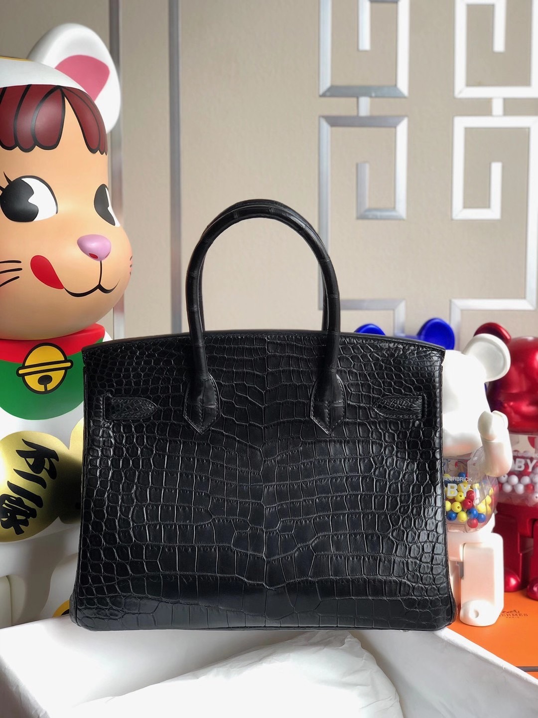 香港北區粉嶺 Hong Kong North Hermes Birkin 30cm 89 Noir 黑色霧面澳洲灣鱷