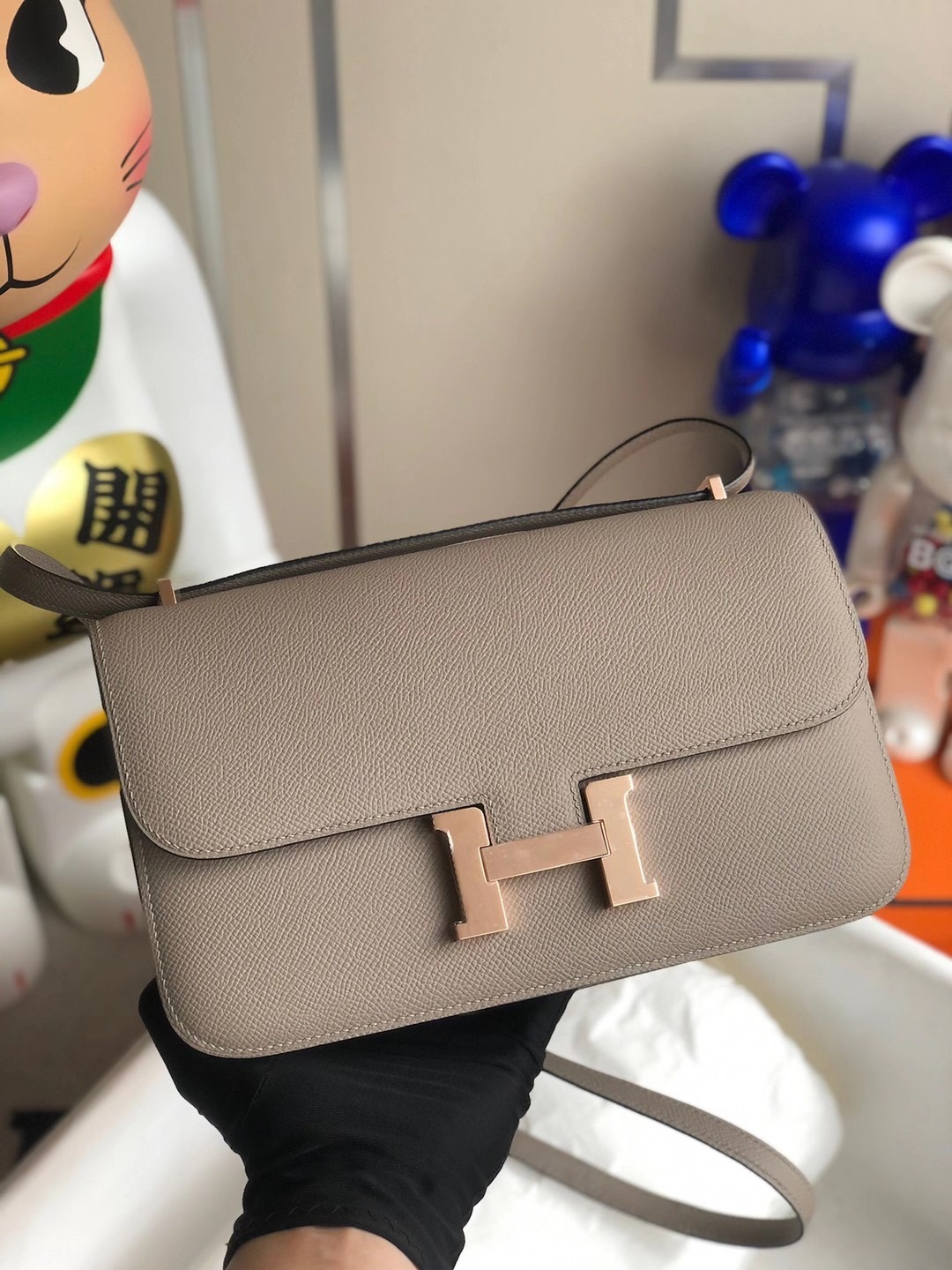 Hermes Constance Elan 25 Bag ck37 Gold Epsom GHW