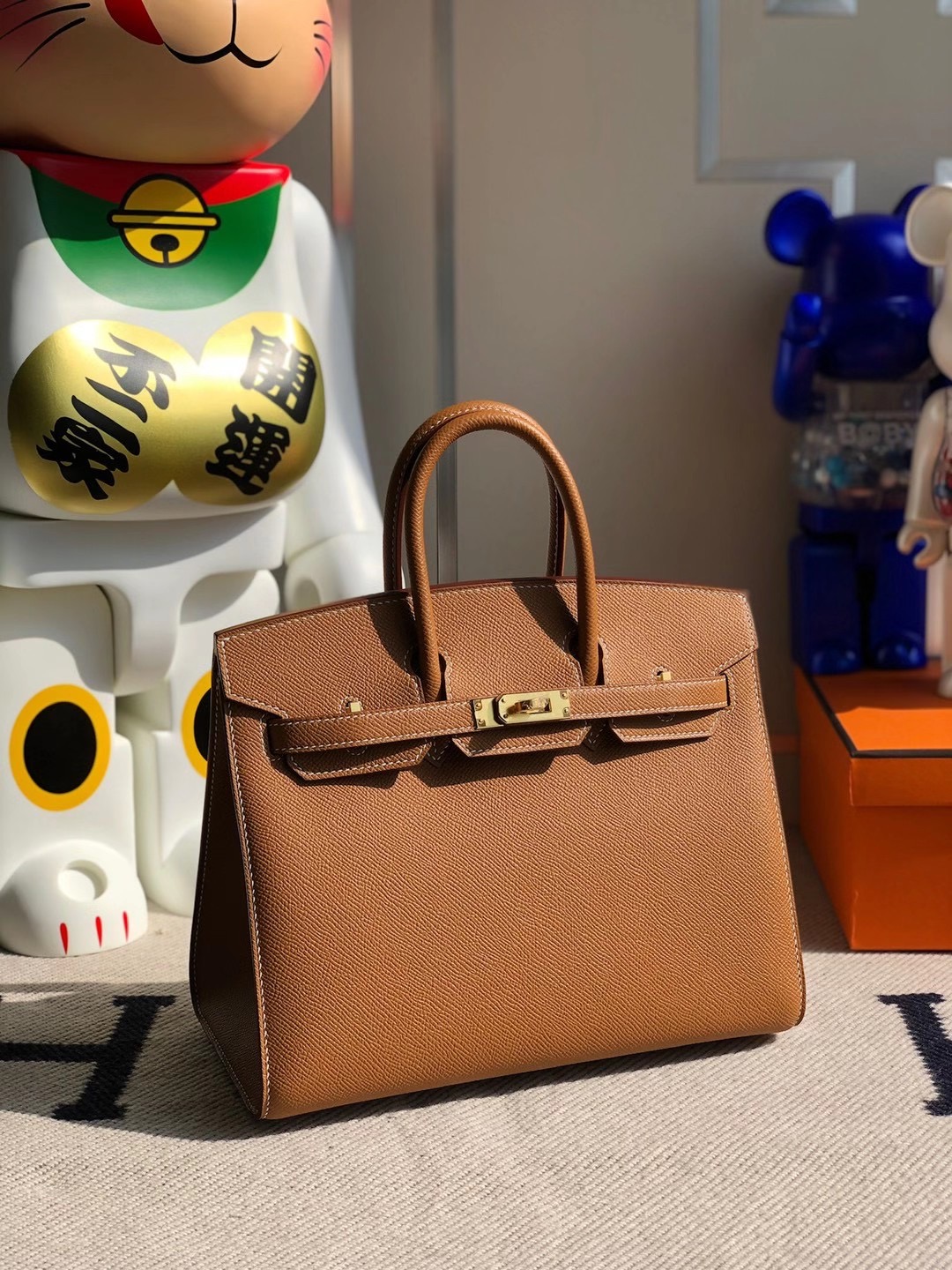 愛馬仕2021年新刻印 Z刻印 Hermes Birkin 25cm CK37 Gold 金棕色 Epsom