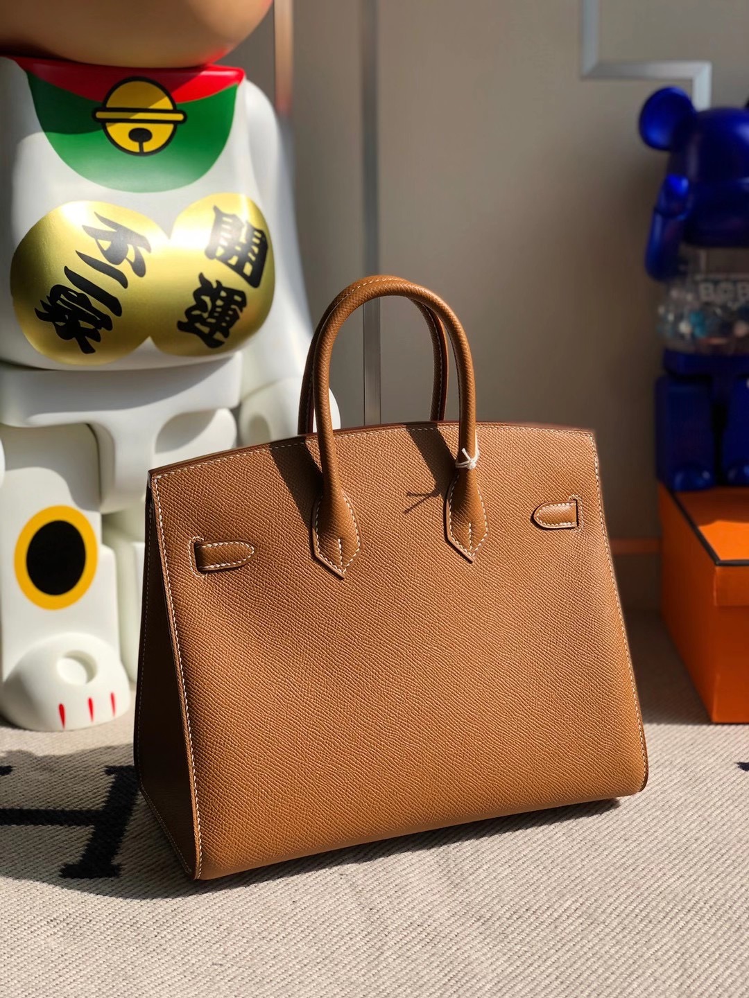 愛馬仕2021年新刻印 Z刻印 Hermes Birkin 25cm CK37 Gold 金棕色 Epsom