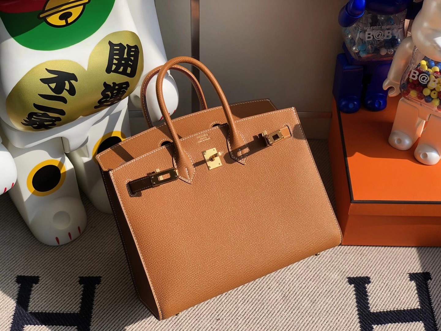 愛馬仕2021年新刻印 Z刻印 Hermes Birkin 25cm CK37 Gold 金棕色 Epsom