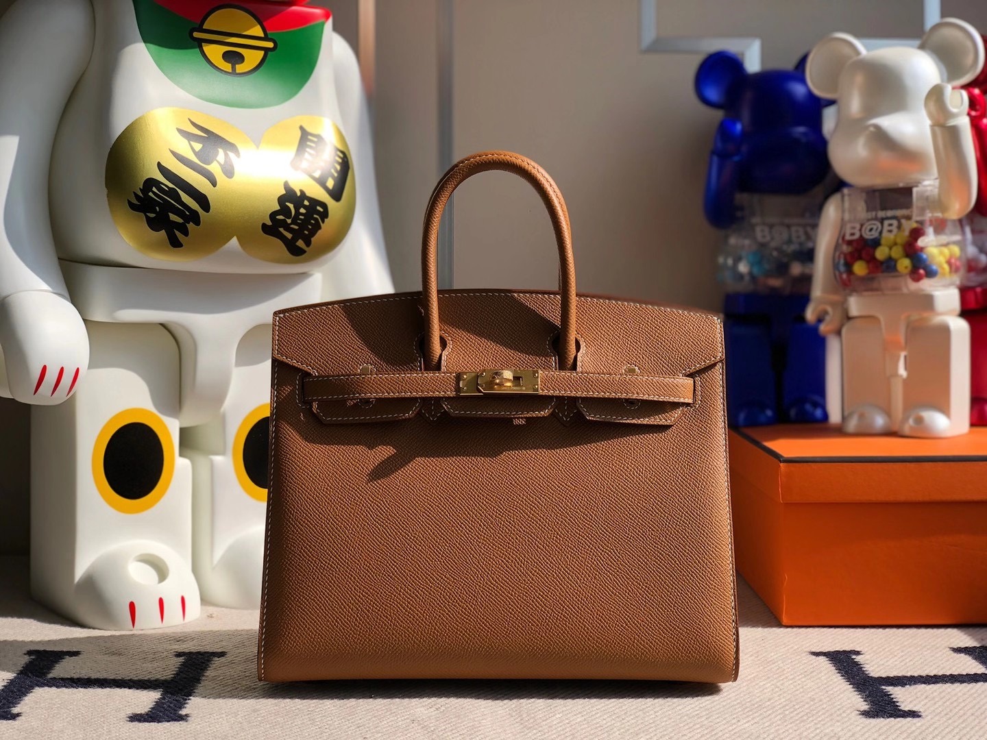 愛馬仕2021年新刻印 Z刻印 Hermes Birkin 25cm CK37 Gold 金棕色 Epsom