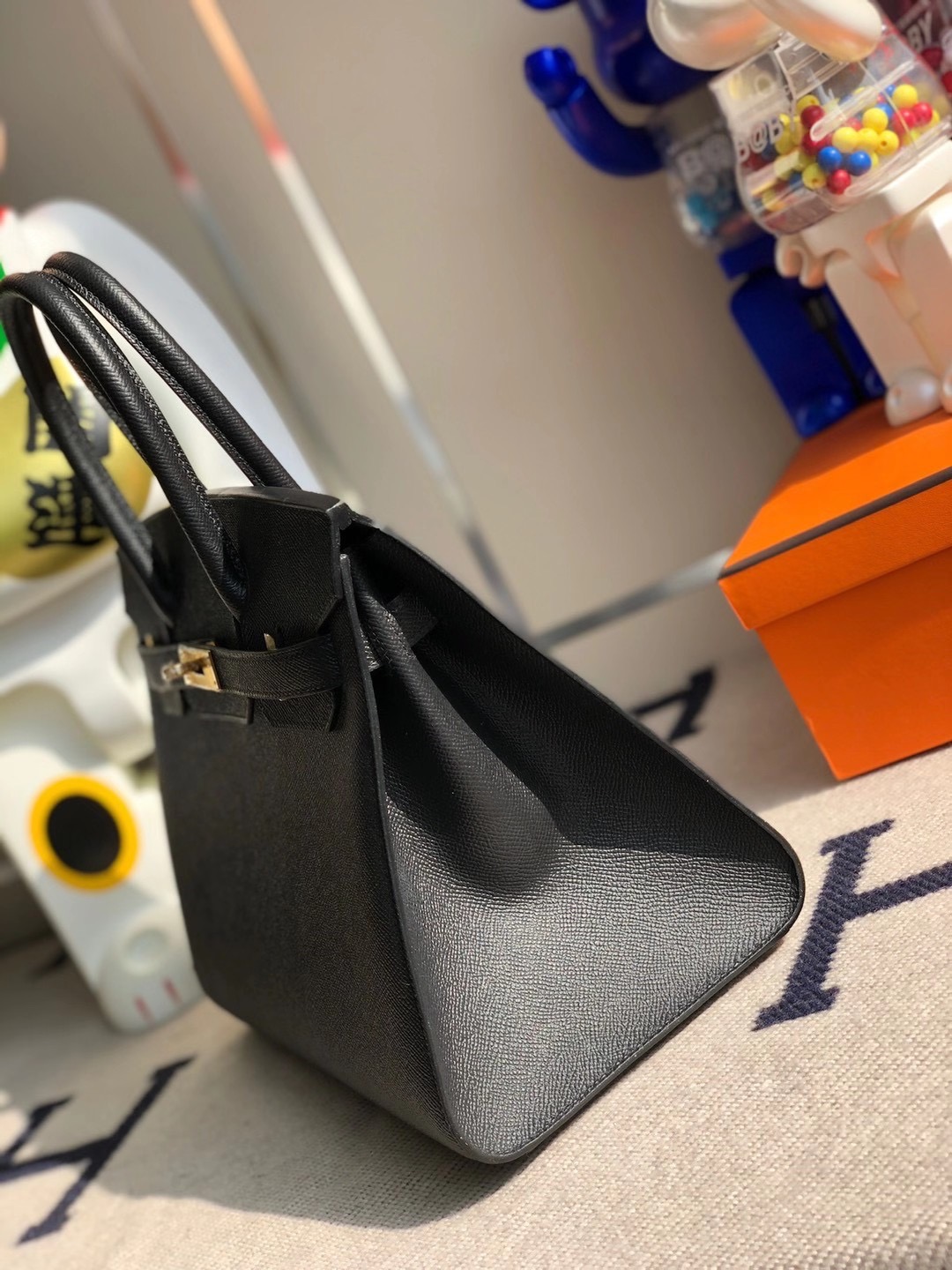 Hermes Birkin 30cm Sellier Epsom CC89 Noir 黑色 Black 全手工縫制 外縫